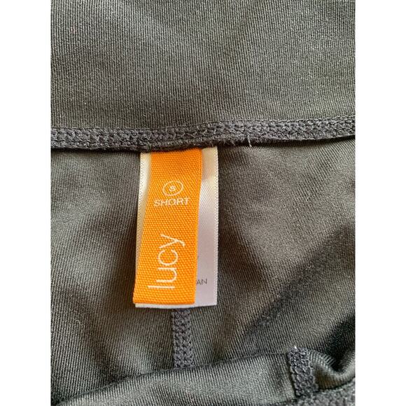 Lucy Women's Straight Leg Legging Pull-On Solid Casual Black Size Small - Picture 3 of 5